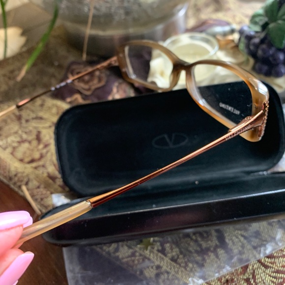 Authentic VALENTINO 51 rectangular crystals optical glasses - Picture 6 of 10